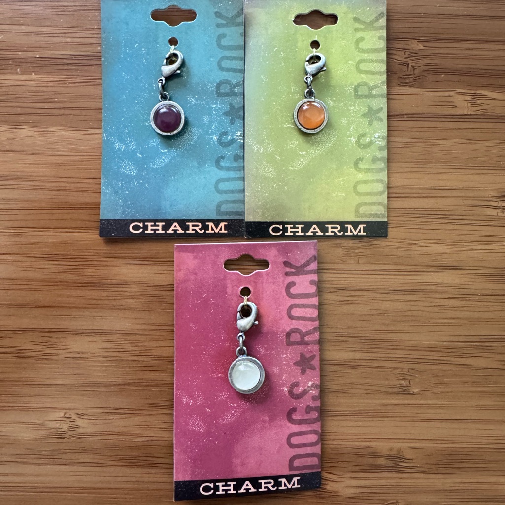 (3) Dogs Rock Charms